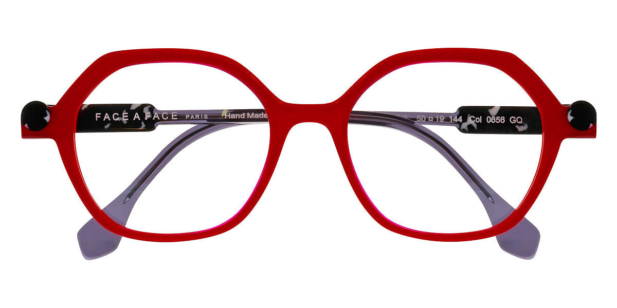 Face A Face® KYOTO 2 FAF KYOTO 2 0656 50 - Rose Fuchsia/Orange (0656) Eyeglasses