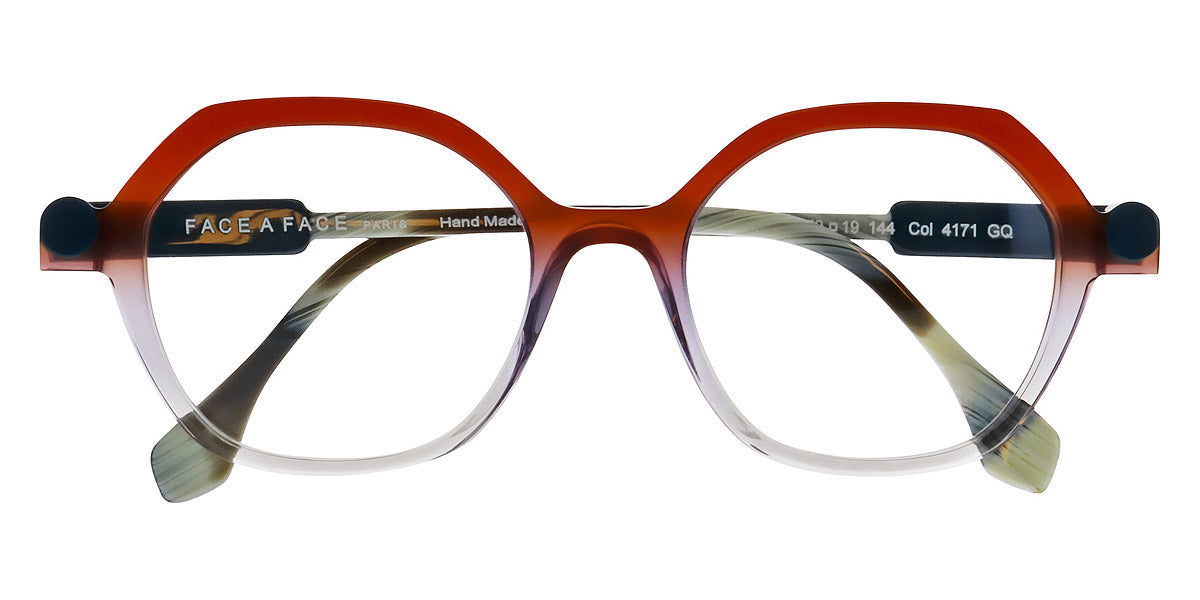 Face A Face® KYOTO 2 FAF KYOTO 2 4171 50 - Gradient Brown Lilac Gray (4171) Eyeglasses