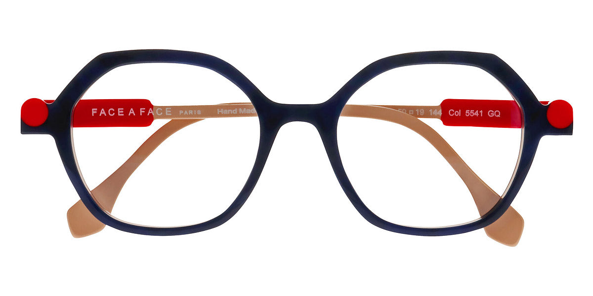 Face A Face® KYOTO 2 FAF KYOTO 2 5541 50 - Blue Marble (5541) Eyeglasses