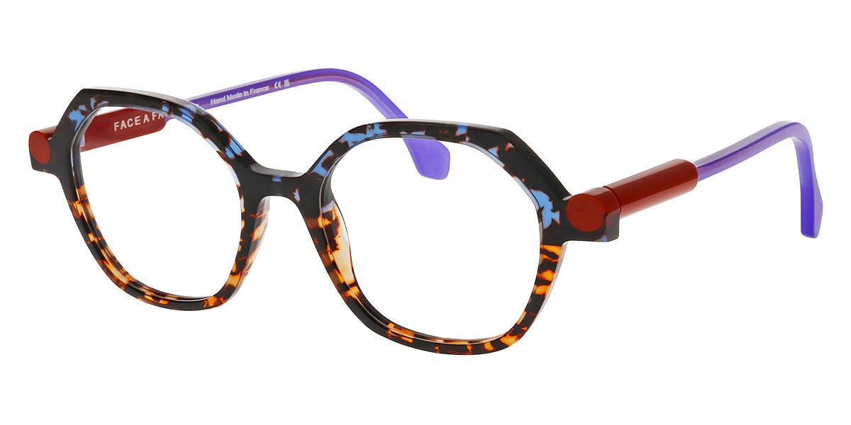 Face A Face® KYOTO 2 FAF KYOTO 2 6205 50 - Blue Orange Gradient Tortoise (6205) Eyeglasses