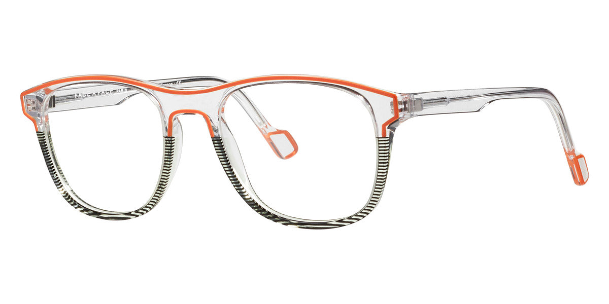 Face A Face® PICCA 1 FAF PICCA 1 3293 52 - Transparent Stripped Green Horn (3293) Eyeglasses