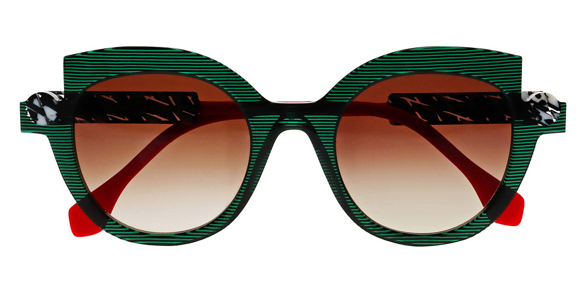 Face A Face® SOTSAS 1 FAF SOTSAS 1 1107 51 - Transparent Striped Dark Green (1107) Sunglasses