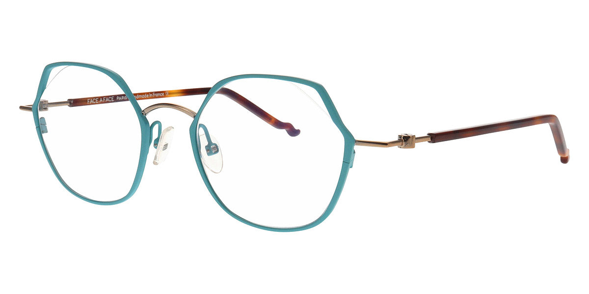 Face A Face® TWIST 2 FAF TWIST 2 9004M 47 - Matte Brumme Blue (9004M) Eyeglasses