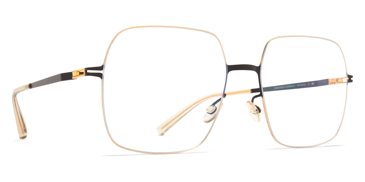 Mykita® HIMIKO MYK HIMIKO Black/Glossy Gold 52 - Black/Glossy Gold Eyeglasses