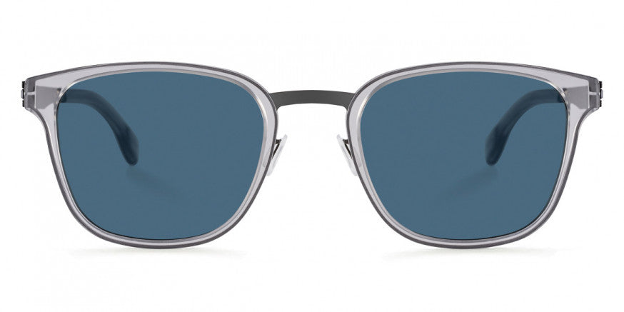 Ic! Berlin® Mr Bice Sun Gunmetal-Sky-Gray 52 Sunglasses