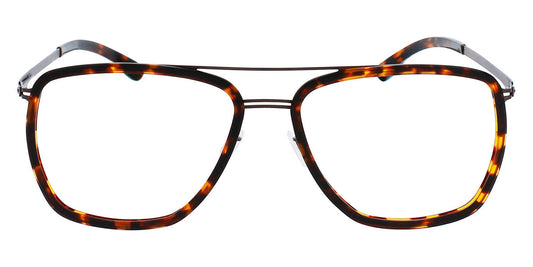 Ic! Berlin® Magnus Teak-Magma 57 Eyeglasses