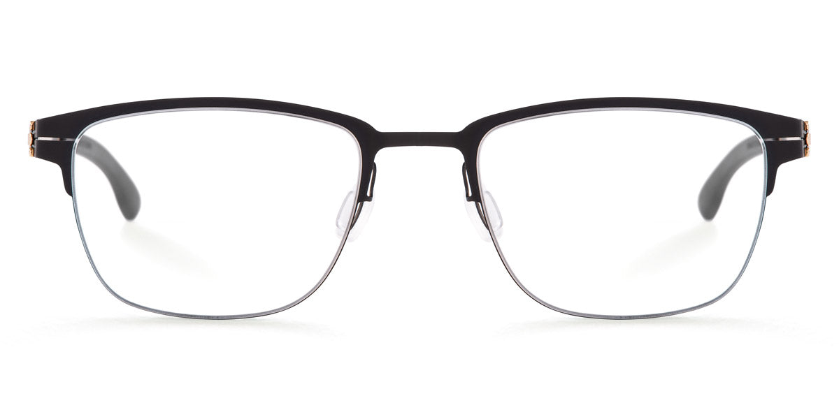 Ic! Berlin® The Lone Wolf Black-Matt Gold 51 Eyeglasses