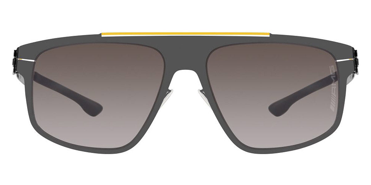 Ic! Berlin® AMG 11 Yellow Bridge-Gun-Metal 60 Sunglasses