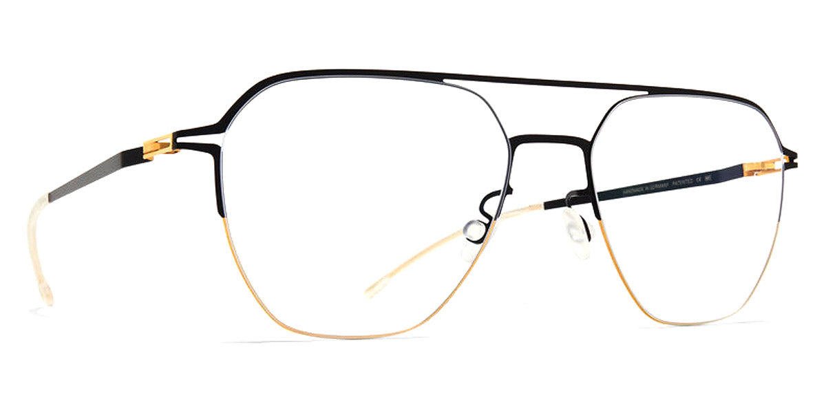 Mykita® IMBA  MYK IMBA Gold/Jet Black 53 - MYK IMBA Gold/Jet Black Eyeglasses