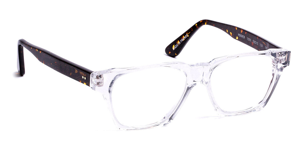 J.F. Rey® Hoover JR Hoover 1099 53 - 1099 Crystal/Temple Brown Tweed/Demi Eyeglasses