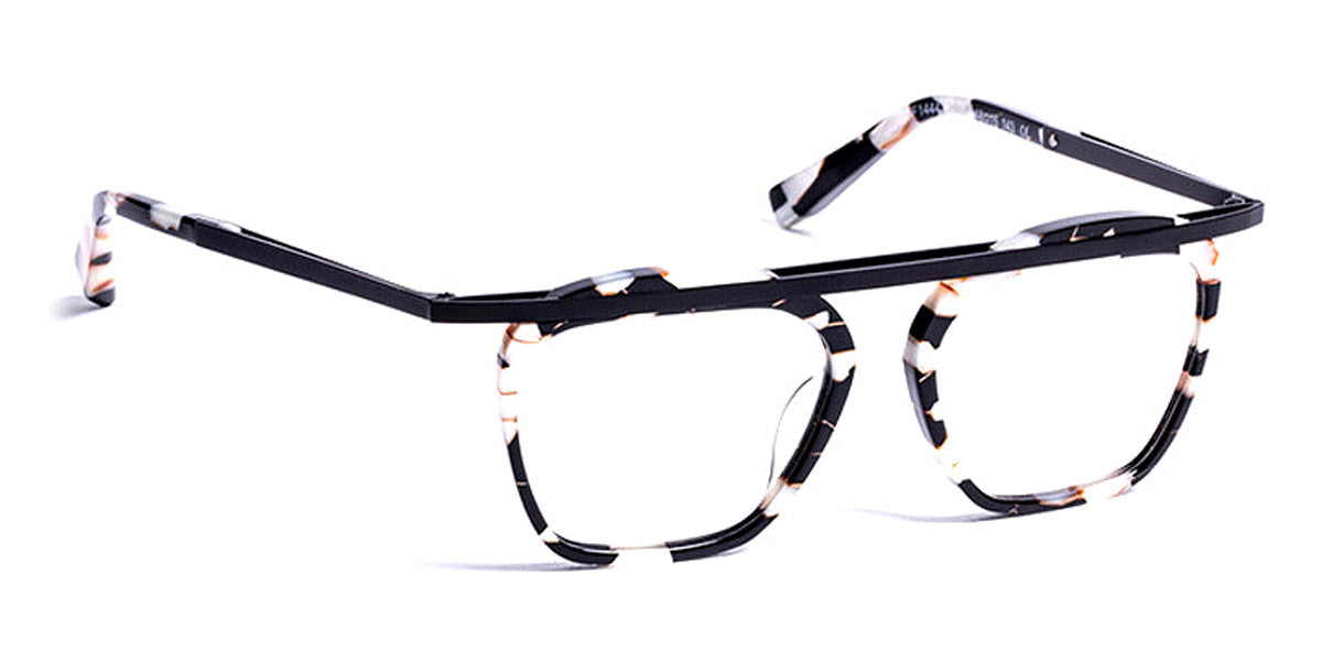 J.F. Rey® JF1444 JR JF1444 0010 48 - 0010 Demi Black White/Black Eyeglasses