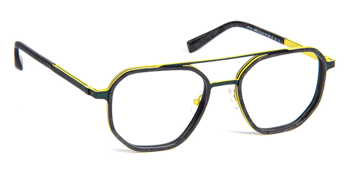 J.F. Rey® JF3105 JR JF3105 4498 55 - 4498 Brown Horn/Green Eyeglasses