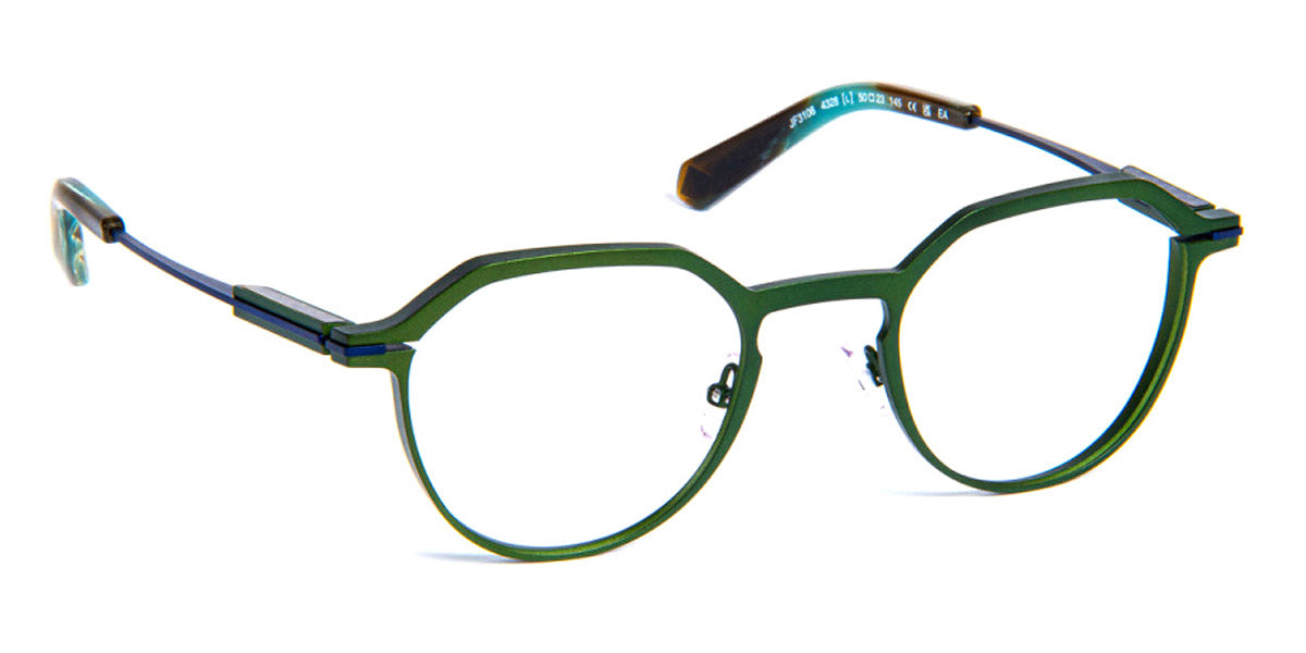 J.F. Rey® JF3106 JR JF3106 4328 50 - 4328 Green/Blue Eyeglasses