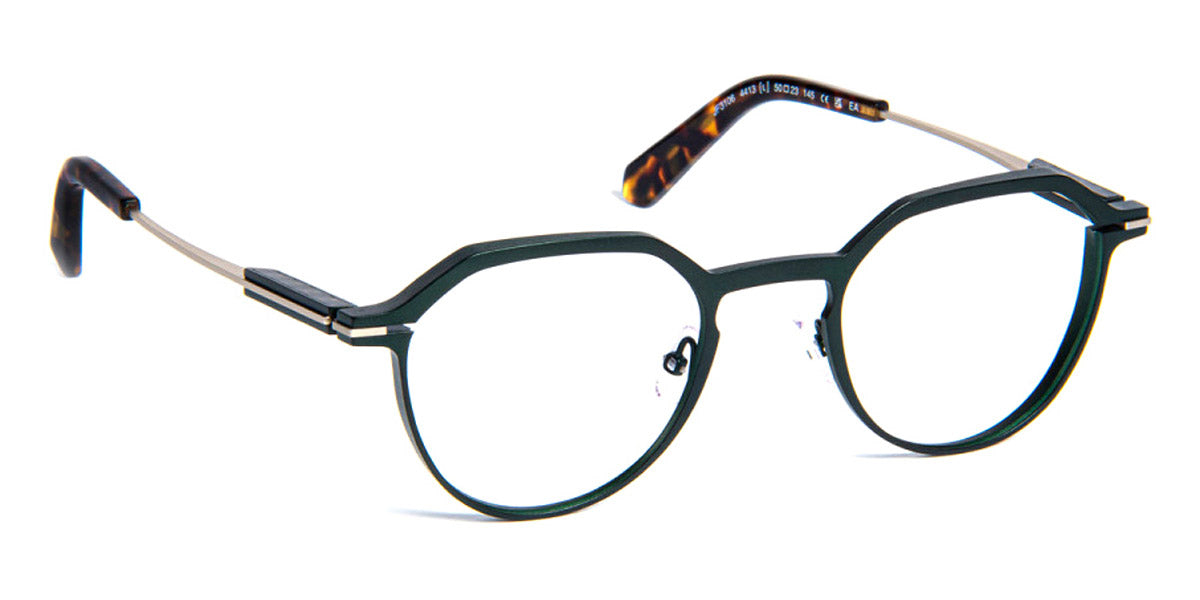 J.F. Rey® JF3106 JR JF3106 4413 50 - 4413 Khaki/Silver Eyeglasses