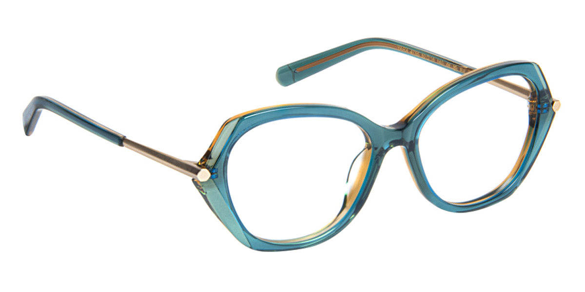 J.F. Rey® Yara JR Yara 4755 52 - 4755 Green/Brown/Light Gold Eyeglasses