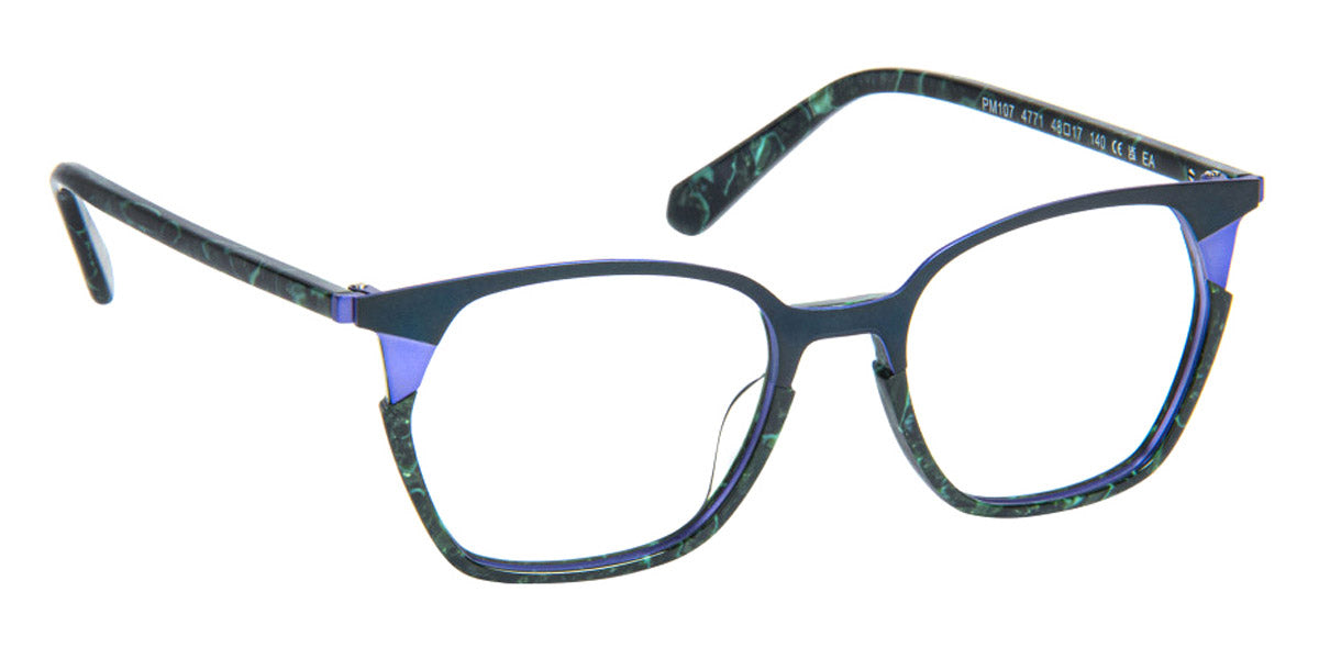 J.F. Rey® PM107 JR PM107 4771 48 - 4771 Demi Green/Lavender Eyeglasses