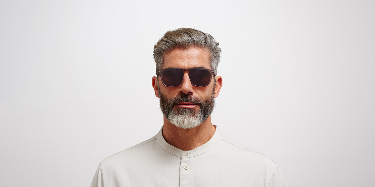 Mykita® KALLIO MYK KALLIO C100 Matte Smoke/Matte Silver / Polarized Pro Hi-Con Brown 54 - C100 Matte Smoke/Matte Silver / Polarized Pro Hi-Con Brown Sunglasses
