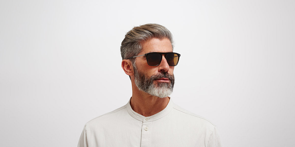 Mykita® KALLIO MYK KALLIO C9 Santiago Gradient/Shiny Graphite / Polarized Pro Amber Brown 54 - C9 Santiago Gradient/Shiny Graphite / Polarized Pro Amber Brown Sunglasses