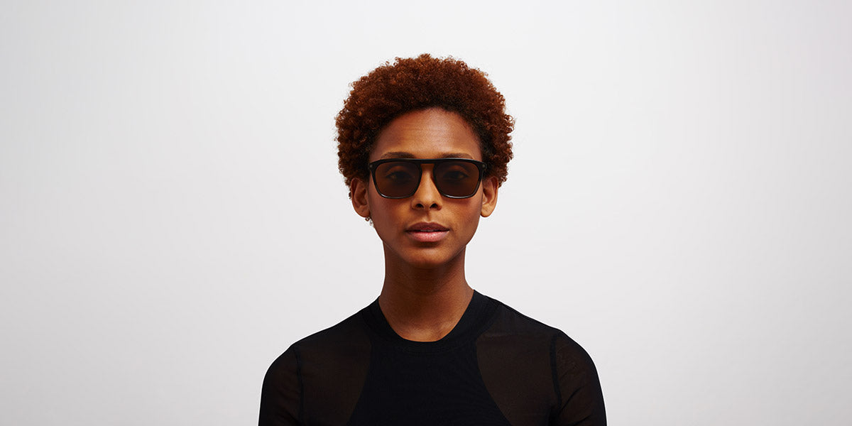 Mykita® KALLIO MYK KALLIO C9 Santiago Gradient/Shiny Graphite / Polarized Pro Amber Brown 54 - C9 Santiago Gradient/Shiny Graphite / Polarized Pro Amber Brown Sunglasses