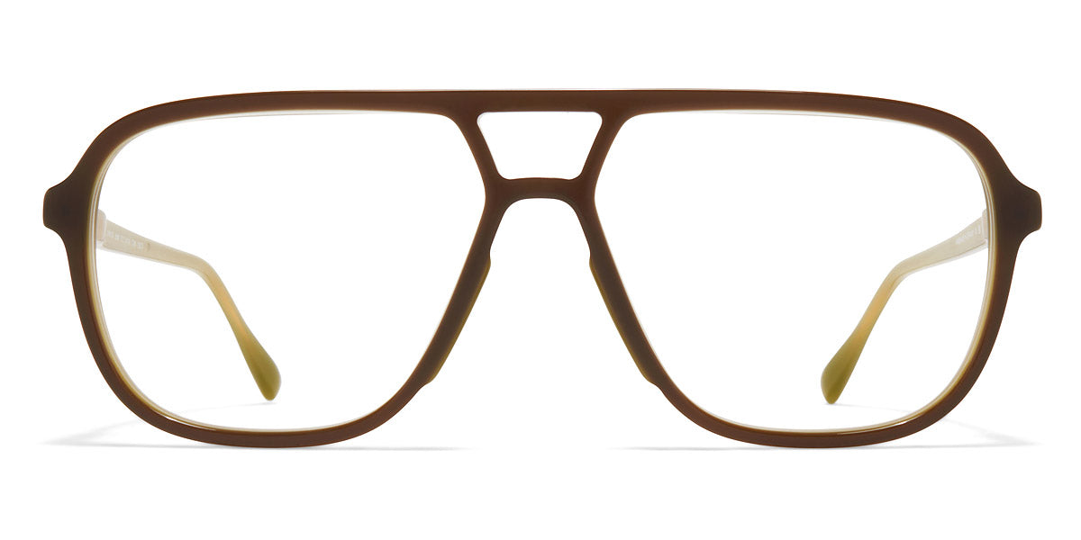Mykita® KAMI MYK KAMI C167 Green Dark Brown/Silk Gold 57 - C167 Green Dark Brown/Silk Gold Eyeglasses