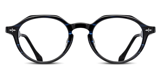 Matsuda® M1024 MTD M1024 Blue Demi 49 - Blue Demi Eyeglasses