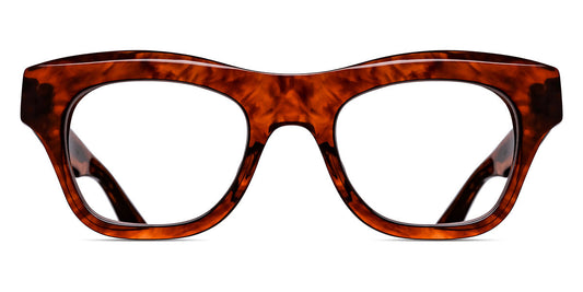 Matsuda® M1027 MTD M1027 Walnut / Amber 50 - Walnut / Amber Eyeglasses