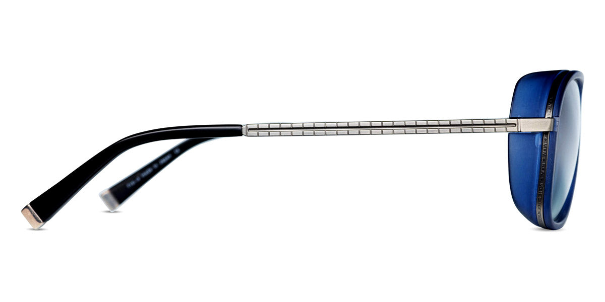 Matsuda® M3023 MTD M3023 Antique Silver/Blue Gradient 57 - Antique Silver / Blue Gradient Sunglasses