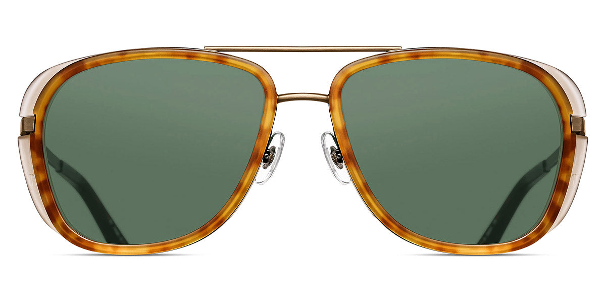 Matsuda® M3023 MTD M3023 Demi Natural/Antique Gold/G-15 52 - Demi Natural/Antique Gold / G-15 Sunglasses