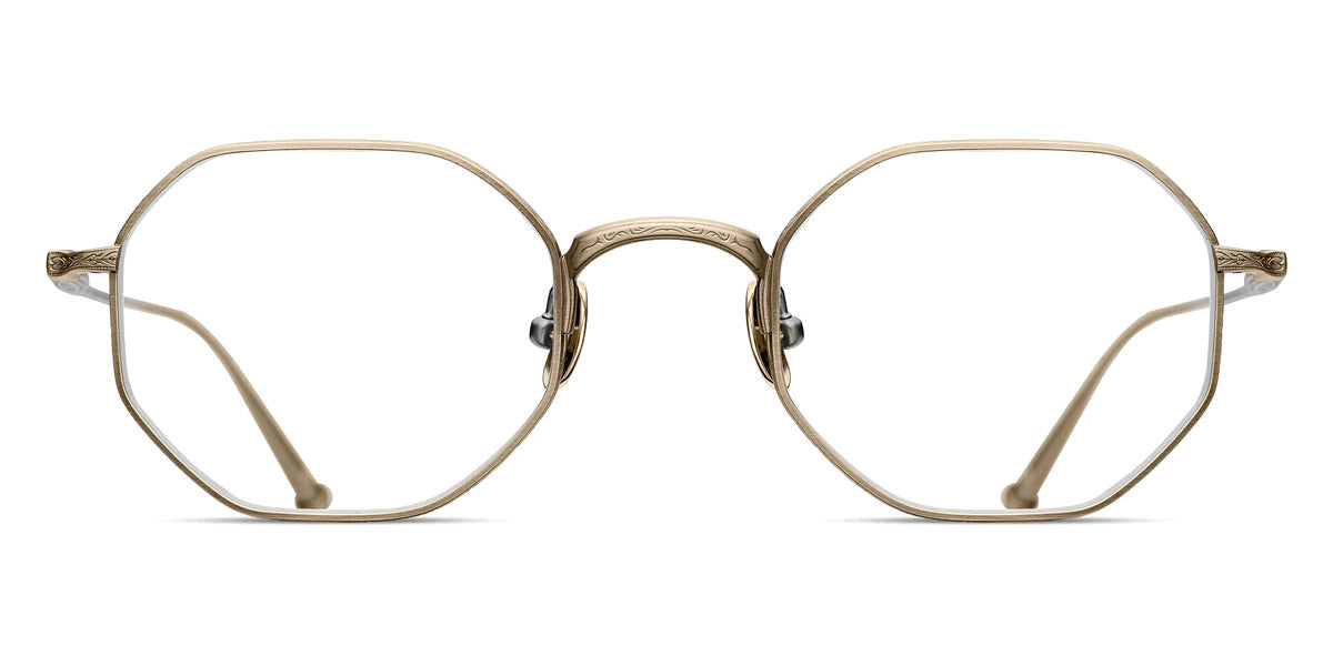 Matsuda® M3086 MTD M3086 Antique Gold 46 - Antique Gold Eyeglasses