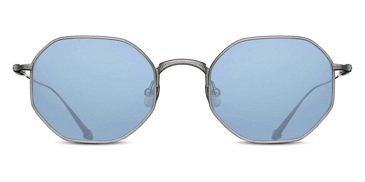 Matsuda® M3086 MTD M3086 Antique Silver/Cobalt Blue 52 - Antique Silver / Cobalt Blue Sunglasses