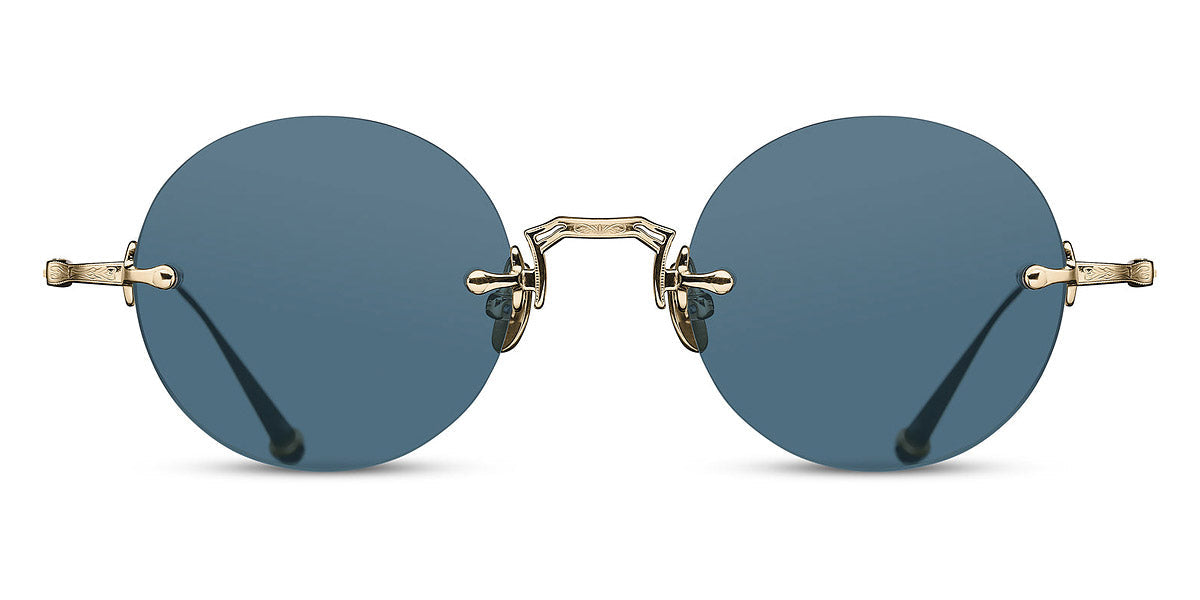 Matsuda® M3105-D MTD M3105-D Brushed Gold / Blue Grey 47 - Brushed Gold / Blue Grey Sunglasses