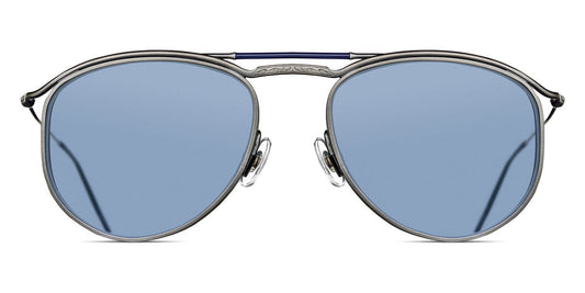 Matsuda® M3122 MTD M3122 Antique Silver / Cobalt Blue 55 - Antique Silver / Cobalt Blue Sunglasses
