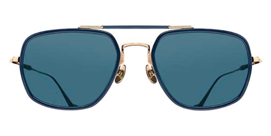 Matsuda® M3123 MTD M3123 Brushed Gold/Navy / Blue Grey 55 - Brushed Gold/Navy / Blue Grey Sunglasses