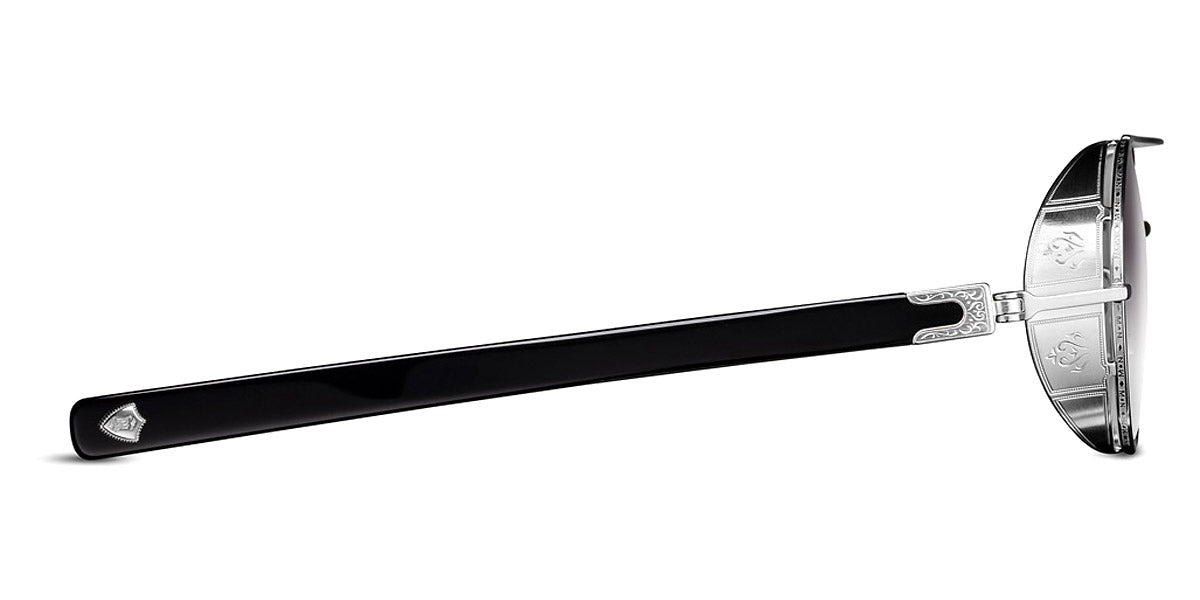 Matsuda® M3128 MTD M3128 Palladium White/Black/Grey Gradient 48 - Palladium White/Black / Grey Gradient Sunglasses