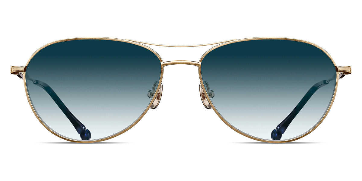 Matsuda® M3139 MTD M3139 Brushed Gold / Blue Gradien 57 - Brushed Gold / Blue Gradien Sunglasses