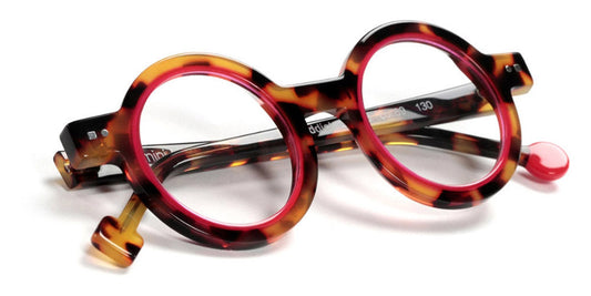 Sabine Be® Mini Be Addict SB Mini Be Addict 89 39 - Shiny Tokyo Tortoise / Shiny Neon Pink Eyeglasses