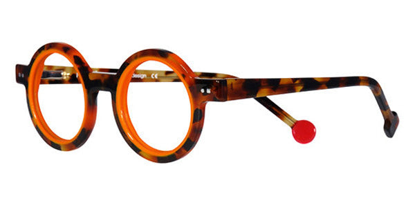 Sabine Be® Mini Be Addict SB Mini Be Addict 94 39 - Shiny Fawn Tortoise / Shiny Orange Eyeglasses