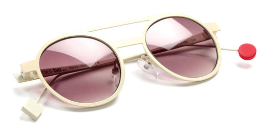 Sabine Be® Mini Be Casual Sun SB Mini Be Casual Sun 133 44 - Satin Ivory Sunglasses