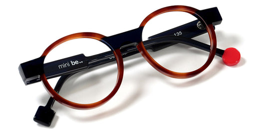 Sabine Be® Mini Be Clever SB Mini Be Clever 632 45 - Shiny Tortoiseshell Blonde / Shiny Midnight Blue Eyeglasses