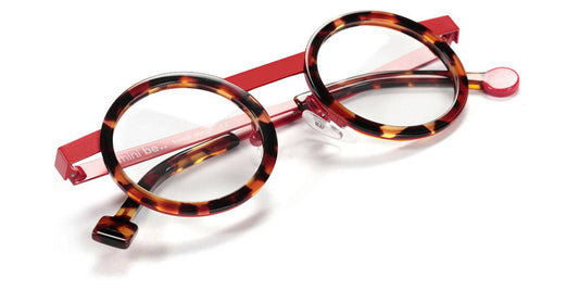Sabine Be® Mini Be Gipsy SB Mini Be Gipsy 254 39 - Shiny Fawn Tortoise / Satin Red Eyeglasses