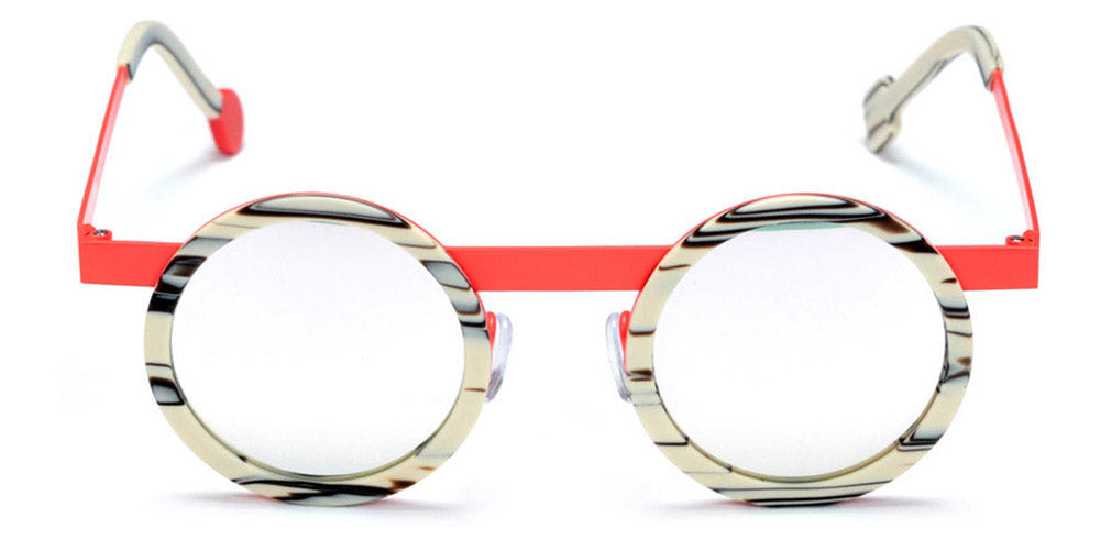 Sabine Be® Mini Be Gipsy Sun SB Mini Be Gipsy Sun 25 39 - Matte Vanilla Choco / Satin Neon Orange Sunglasses