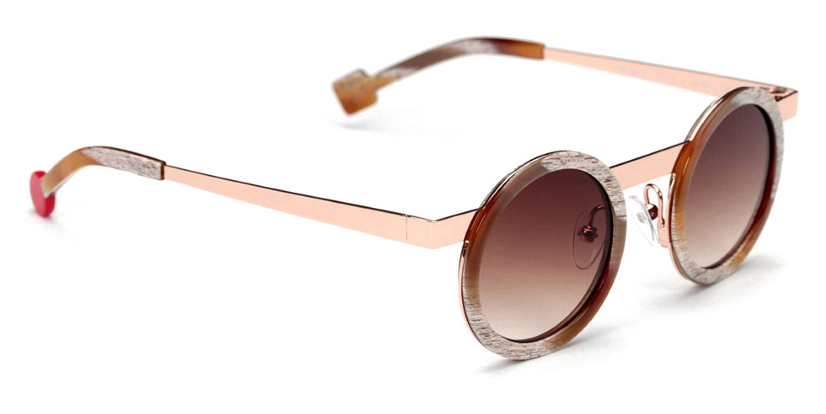 Sabine Be® Mini Be Gipsy Sun SB Mini Be Gipsy Sun 351 39 - Shiny Vintage Horn / Polished Rose Gold Sunglasses