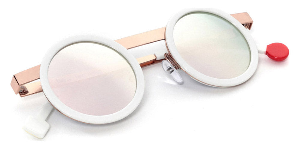 Sabine Be® Mini Be Gipsy Sun SB Mini Be Gipsy Sun 71 39 - Shiny White / Polished Rose Gold Sunglasses