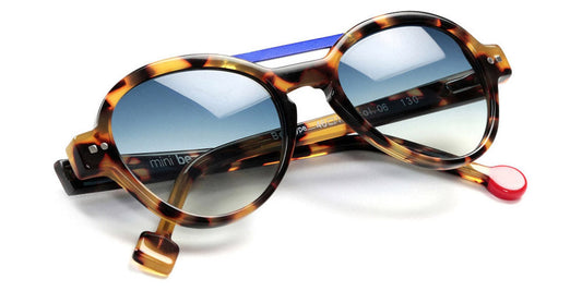 Sabine Be® Mini Be Hype Sun T46 SB Mini Be Hype Sun T46 06 46 - Shiny Tokyo Tortoise / Satin Blue Klein Sunglasses