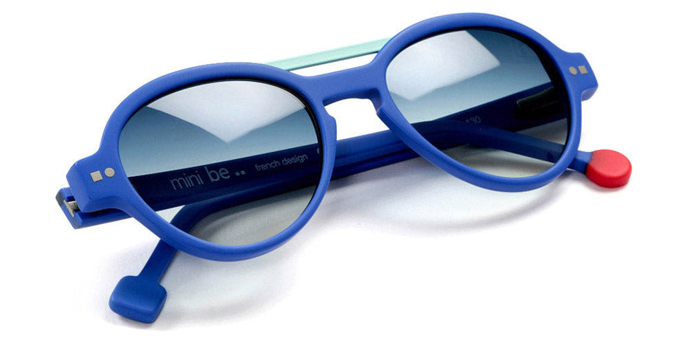 Sabine Be® Mini Be Hype Sun T46 SB Mini Be Hype Sun T46 21 46 - Matte Blue Klein / Satin Turquoise Sunglasses