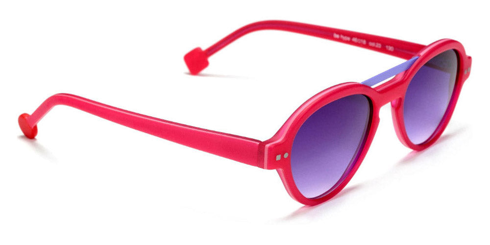 Sabine Be® Mini Be Hype Sun T46 SB Mini Be Hype Sun T46 23 46 - Matte Neon Pink / Satin Light Purple Sunglasses