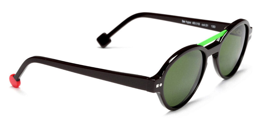 Sabine Be® Mini Be Hype Sun T46 SB Mini Be Hype Sun T46 31 46 - Shiny Dark Choco Brown / Polished Palladium Sunglasses