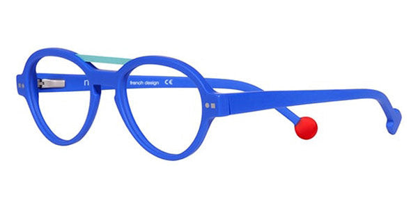 Sabine Be® Mini Be Hype T46 SB Mini Be Hype T46 21 46 - Matte Blue Klein / Satin Turquoise Eyeglasses