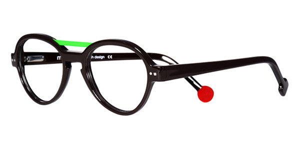 Sabine Be® Mini Be Hype T46 SB Mini Be Hype T46 31 46 - Shiny Dark Choco Brown / Polished Palladium Eyeglasses