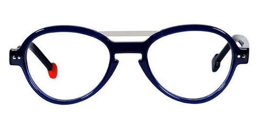 Sabine Be® Mini Be Hype T49 SB Mini Be Hype T49 01 49 - Shiny Navy Blue / Polished Palladium Eyeglasses